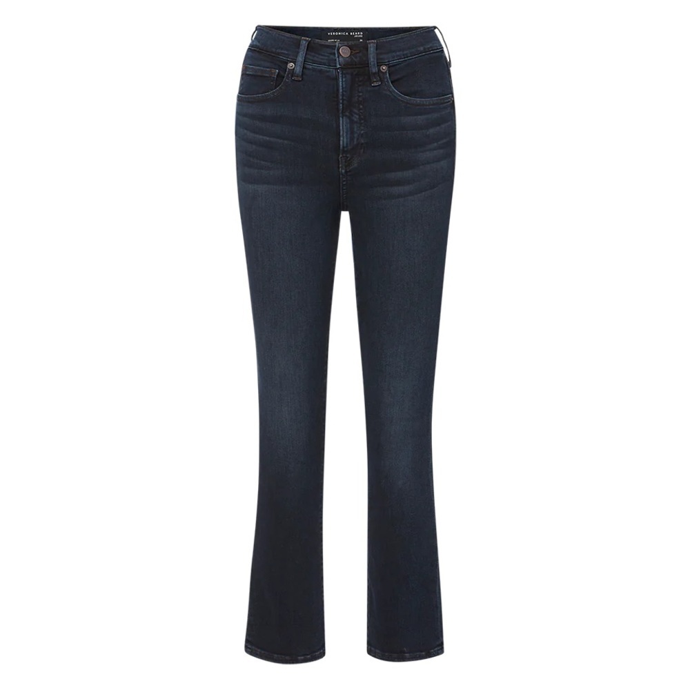 Veronica Beard Women’s Carly Kick Flare High Rise Dark Ink Denim Jeans 25
